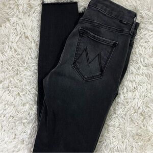 Mother The Looker Ankle Fray Jeans in Burning Out Lanterns